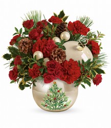 Classic Pearl Ornament Bouquet Cottage Florist Lakeland Fl 33813 Premium Flowers lakeland